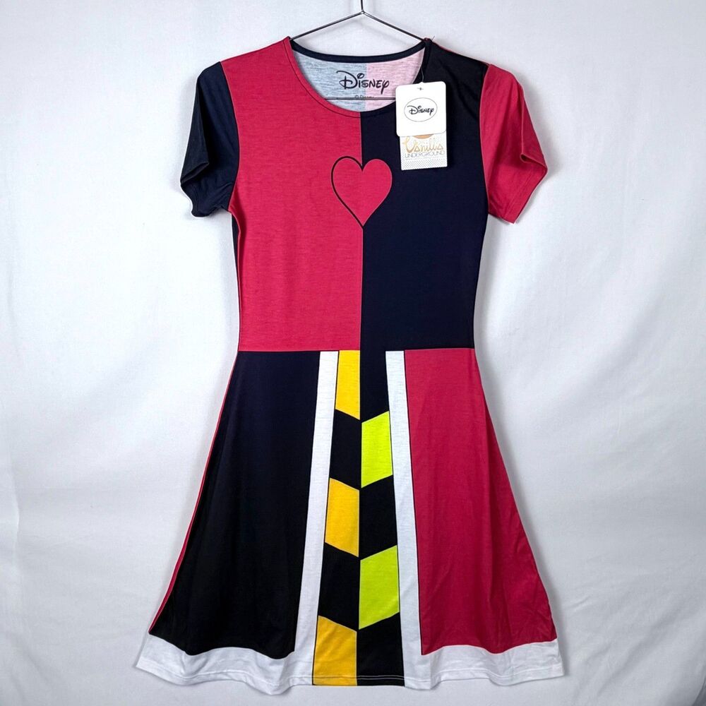 Disney Queen of Hearts Alice in Wonderland Dress Vanilla Underground Med